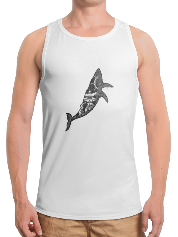 Printio Борцовка с полной запечаткой кит и море printio футболка с полной запечаткой мужская кит и море