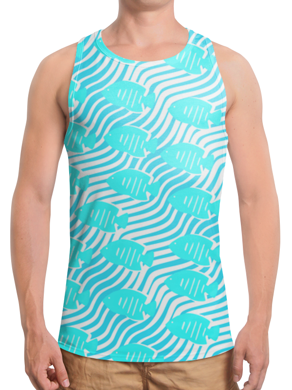 Printio Борцовка с полной запечаткой Тропические рыбки printio футболка с полной запечаткой мужская тропические рыбки