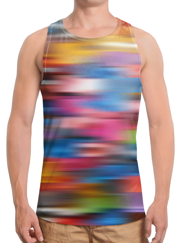 Printio Борцовка с полной запечаткой Краски радуги printio футболка с полной запечаткой мужская краски радуги