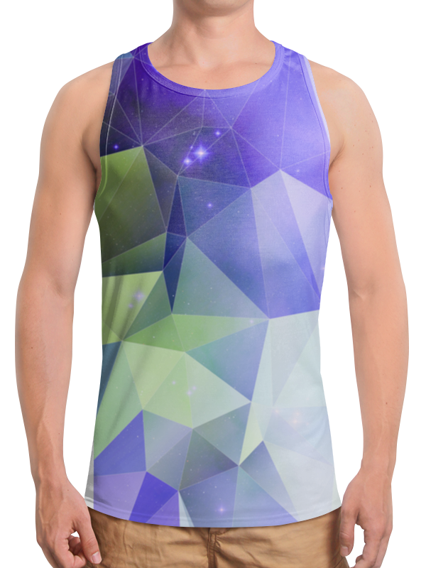 Printio Борцовка с полной запечаткой Космический треугольник printio футболка с полной запечаткой мужская космический треугольник