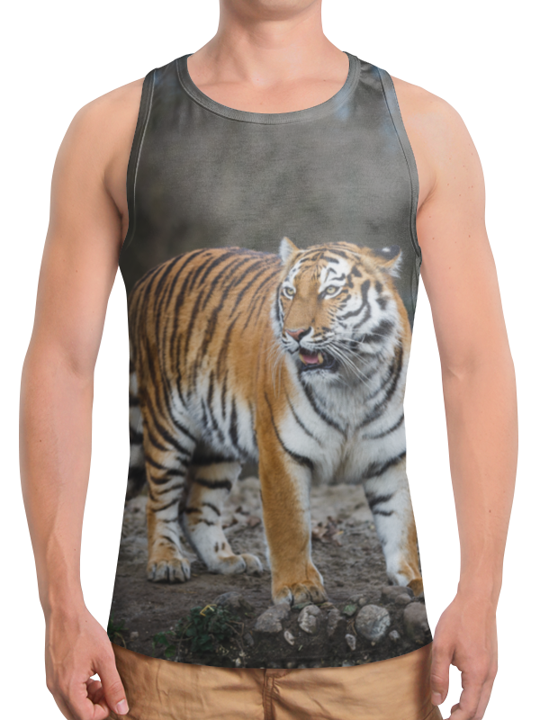 Printio Борцовка с полной запечаткой Свирепый тигр printio футболка с полной запечаткой для мальчиков свирепый тигр