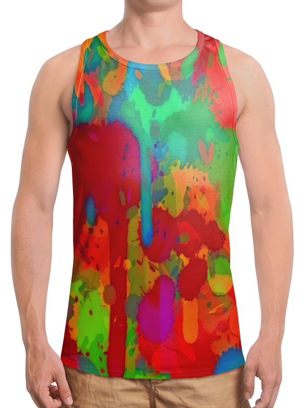 Printio Борцовка с полной запечаткой Сочные краски printio футболка с полной запечаткой мужская сочные краски