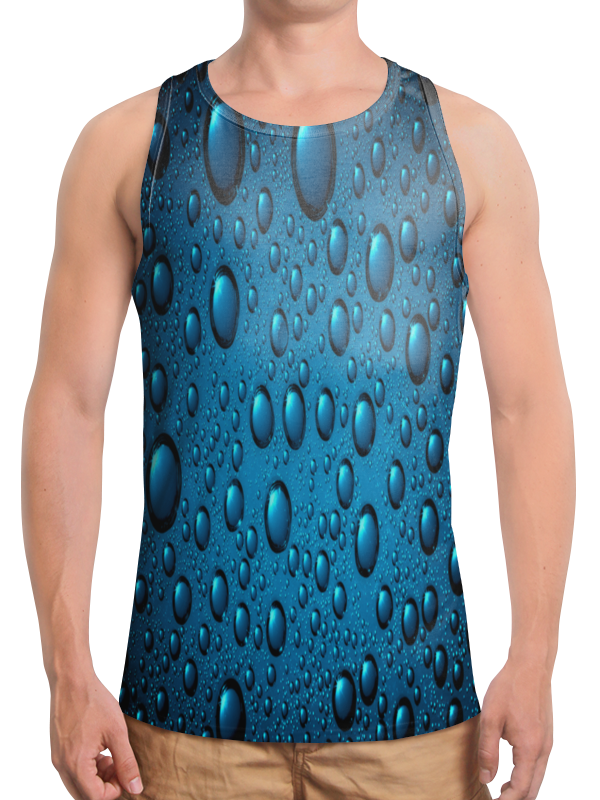 Printio Борцовка с полной запечаткой Капли воды printio футболка с полной запечаткой мужская капли воды