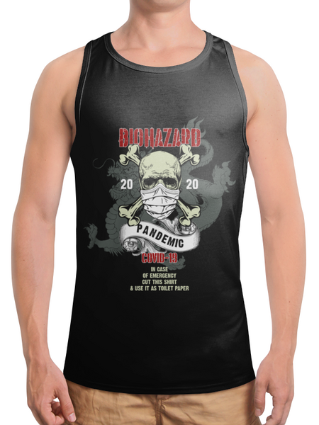Заказать майку в Москве. Борцовка с полной запечаткой Pandemia Shirt от Рустам Юсупов - готовые дизайны и нанесение принтов.