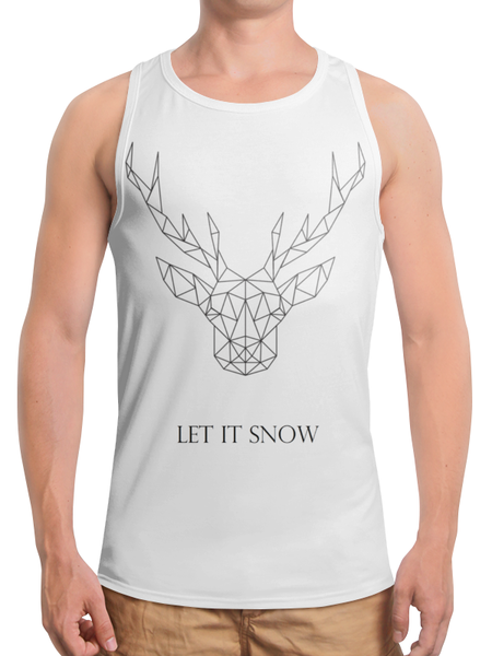 Заказать майку в Москве. Борцовка с полной запечаткой Dear Deer от Disignshop - готовые дизайны и нанесение принтов.