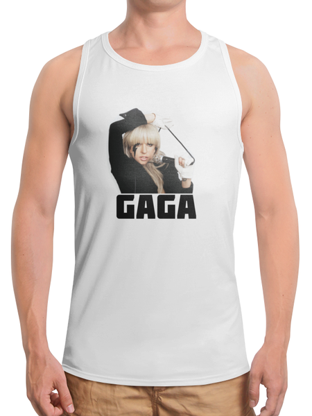 Заказать майку в Москве. Борцовка с полной запечаткой Lady Gaga от THE_NISE  - готовые дизайны и нанесение принтов.