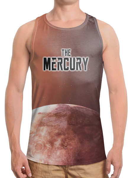 Заказать майку в Москве. Борцовка с полной запечаткой The Mercury (The Planet) от ISliM - готовые дизайны и нанесение принтов.