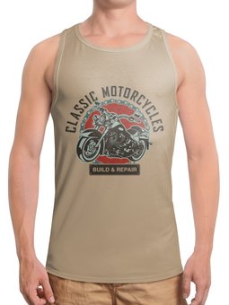 Заказать майку в Москве. Борцовка с полной запечаткой Classic motorcycles  от THE_NISE  - готовые дизайны и нанесение принтов.