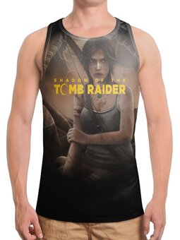 Заказать майку в Москве. Борцовка с полной запечаткой Tomb Raider от THE_NISE  - готовые дизайны и нанесение принтов.