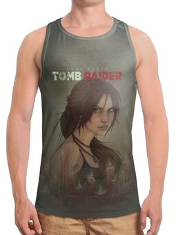 Заказать майку в Москве. Борцовка с полной запечаткой Tomb Raider от THE_NISE  - готовые дизайны и нанесение принтов.