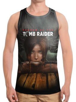 Заказать майку в Москве. Борцовка с полной запечаткой Tomb Raider от THE_NISE  - готовые дизайны и нанесение принтов.