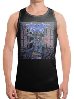 Заказать майку в Москве. Борцовка с полной запечаткой Thrash Wall metal band от Leichenwagen - готовые дизайны и нанесение принтов.