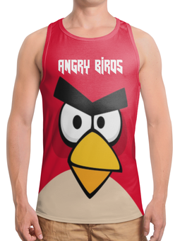 Заказать майку в Москве. Борцовка с полной запечаткой Angry Birds (Terence) от Аня Лукьянова - готовые дизайны и нанесение принтов.
