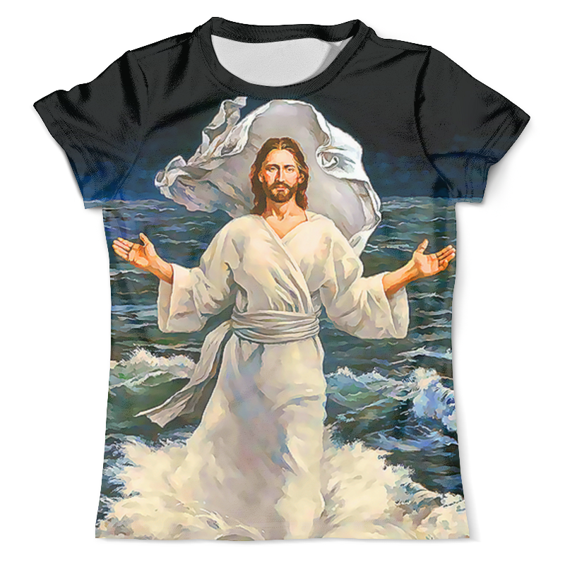Printio Футболка с полной запечаткой (мужская) Иисус христос printio футболка с полной запечаткой мужская иисус