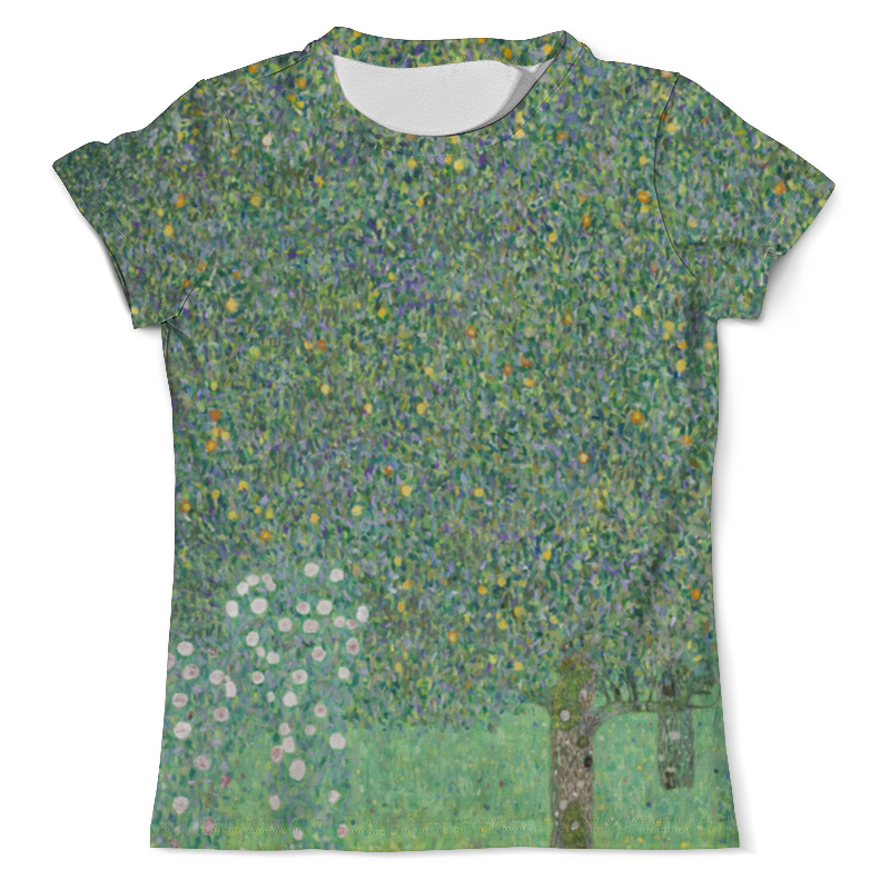 Printio Футболка с полной запечаткой (мужская) Розы под деревьями (густав климт) printio футболка с полной запечаткой для девочек цветочный сад густав климт
