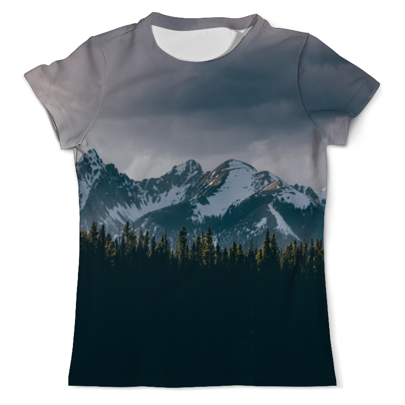 Printio Футболка с полной запечаткой (мужская) Горный пейзаж