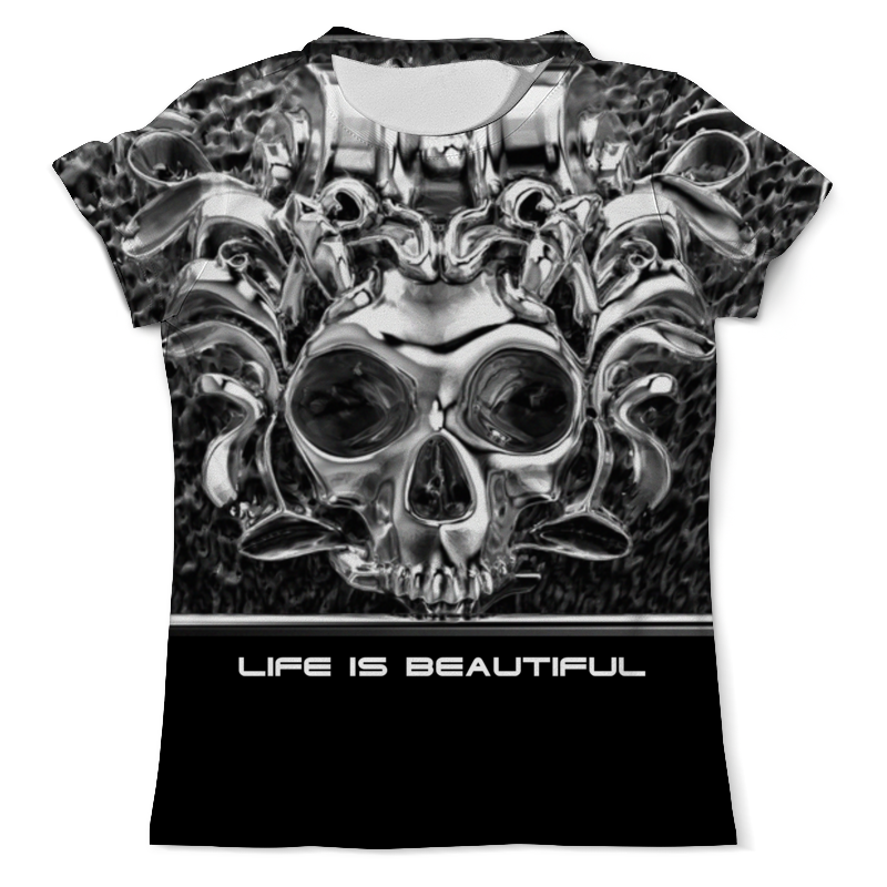 printio футболка с полной запечаткой мужская life is beautiful Printio Футболка с полной запечаткой (мужская) Life is beautiful