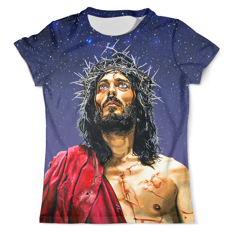 printio футболка классическая jesus christ Printio Футболка с полной запечаткой (мужская) Jesus christ