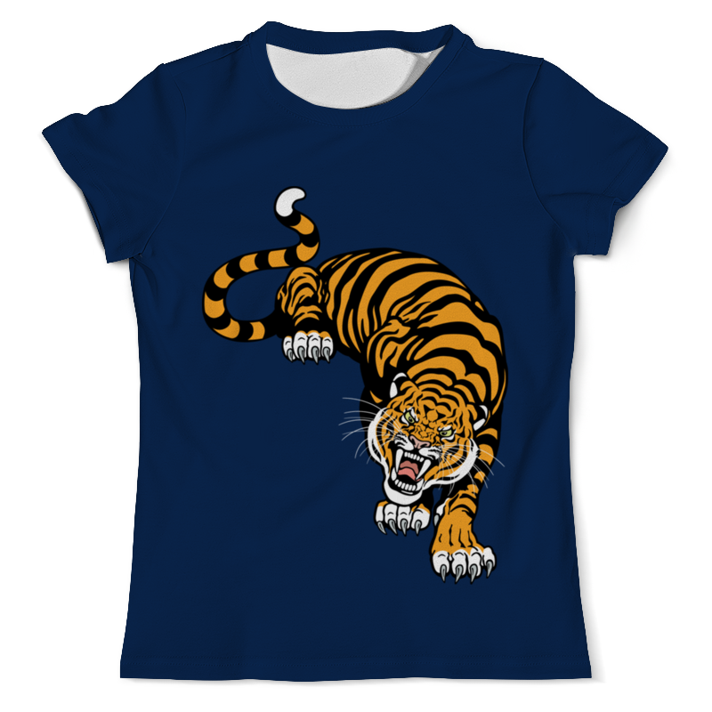 Printio Футболка с полной запечаткой (мужская) Свирепый тигр футболка с полной запечаткой мужская printio время тигра
