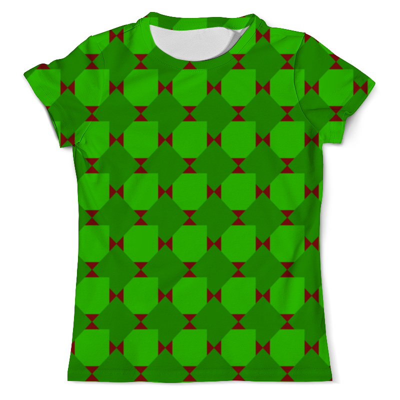 Printio Футболка с полной запечаткой (мужская) Зеленые ромбы printio футболка с полной запечаткой женская зеленые ромбы