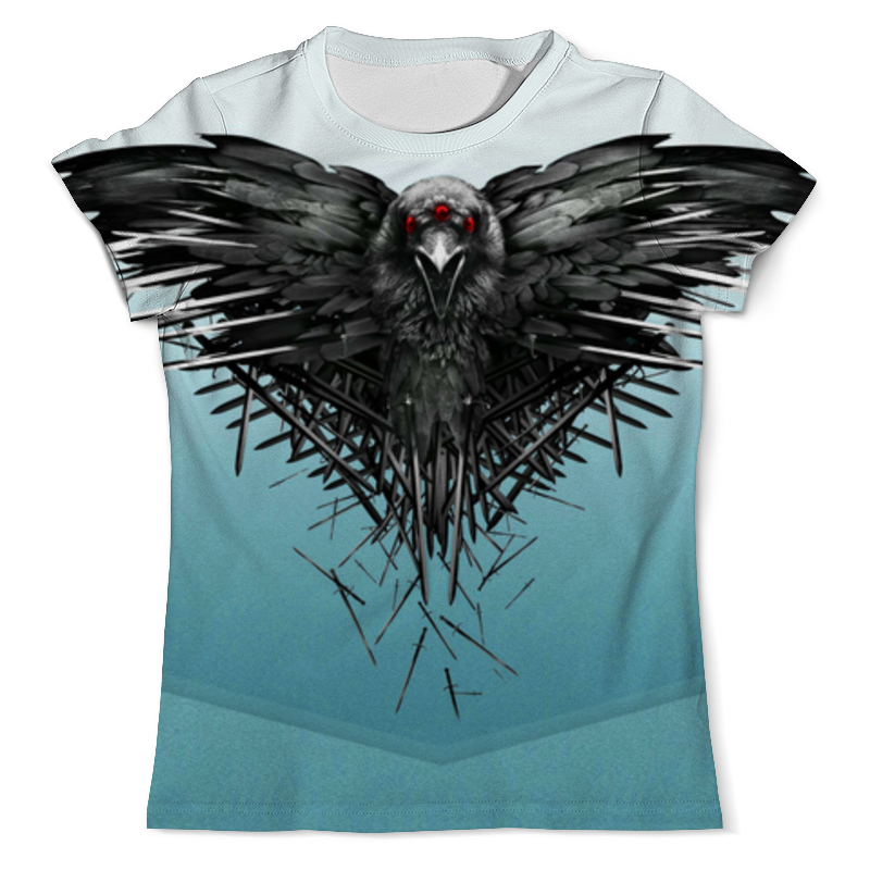 printio футболка с полной запечаткой мужская летящий ворон Printio Футболка с полной запечаткой (мужская) Ворон