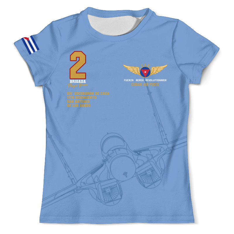 printio футболка с полной запечаткой мужская военно воздушные силы Printio Футболка с полной запечаткой (мужская) Ввс кубы
