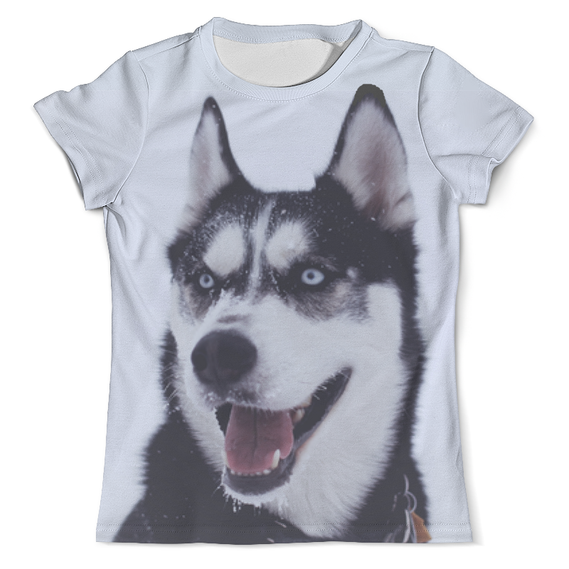 Printio Футболка с полной запечаткой (мужская) Собака хаски printio футболка с полной запечаткой мужская леди с собакой