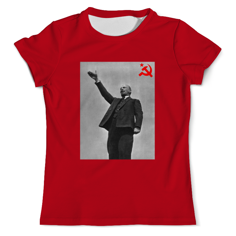 Printio Футболка с полной запечаткой (мужская) Ленин printio футболка с полной запечаткой мужская ленин сталин путин