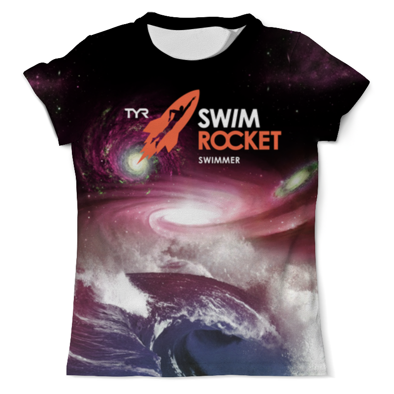Printio Футболка с полной запечаткой (мужская) Swimrocket space woman мужская футболка космическая музыка m черный