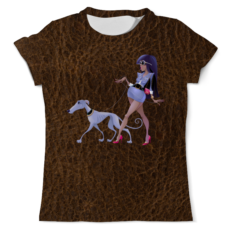 Printio Футболка с полной запечаткой (мужская) Леди с собакой printio футболка с полной запечаткой мужская пейзаж с домом собакой и коровой франц марк