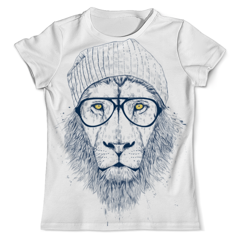 Printio Футболка с полной запечаткой (мужская) Hipster lion 3d printio футболка с полной запечаткой мужская white lion