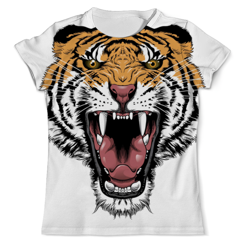 Printio Футболка с полной запечаткой (мужская) Тигр printio футболка с полной запечаткой мужская тигр в каске