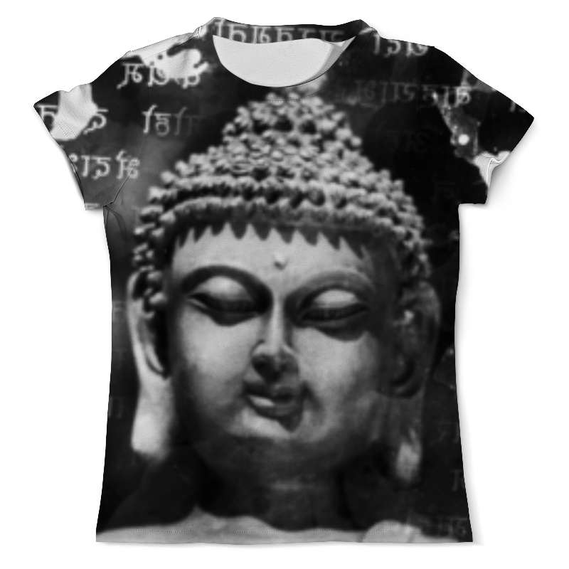 Printio Футболка с полной запечаткой (мужская) Будда (письмена) printio футболка с полной запечаткой женская письмена буддизм