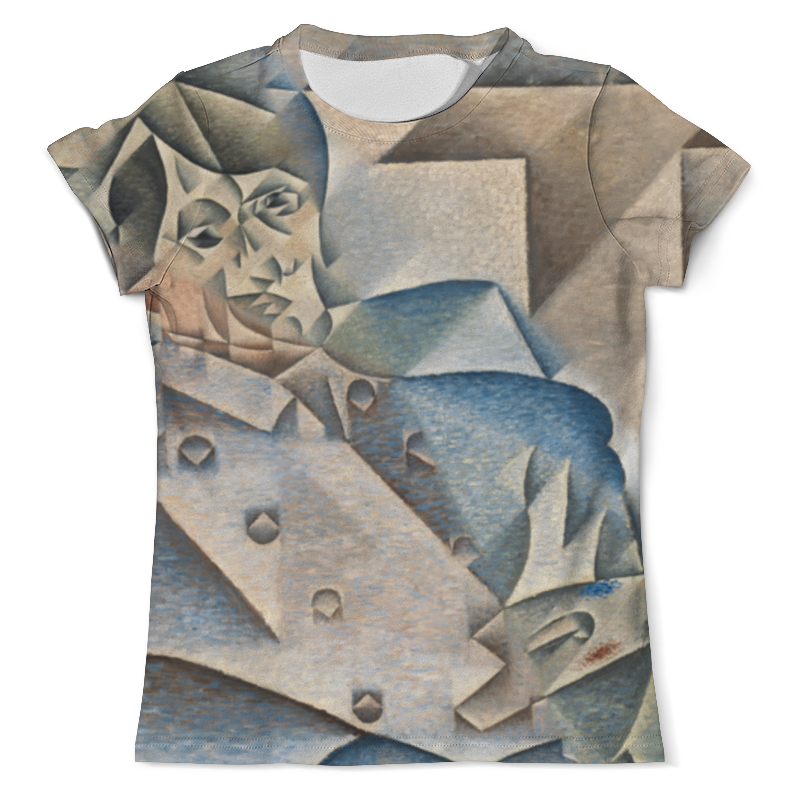 printio футболка с полной запечаткой мужская виноград хуан грис Printio Футболка с полной запечаткой (мужская) Портрет пабло пикассо (хуан грис)