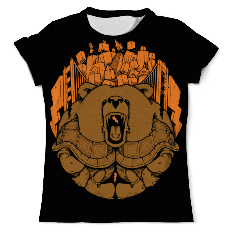 Printio Футболка с полной запечаткой (мужская) Bear city / медведь printio футболка с полной запечаткой женская bear city медведь женская
