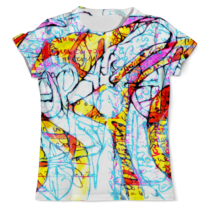 printio футболка с полной запечаткой мужская яркая краска Printio Футболка с полной запечаткой (мужская) Яркая абстракция