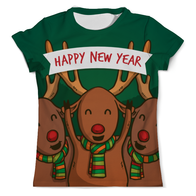 Printio Футболка с полной запечаткой (мужская) Happy new year 2016! printio футболка с полной запечаткой для девочек happy new year 2016