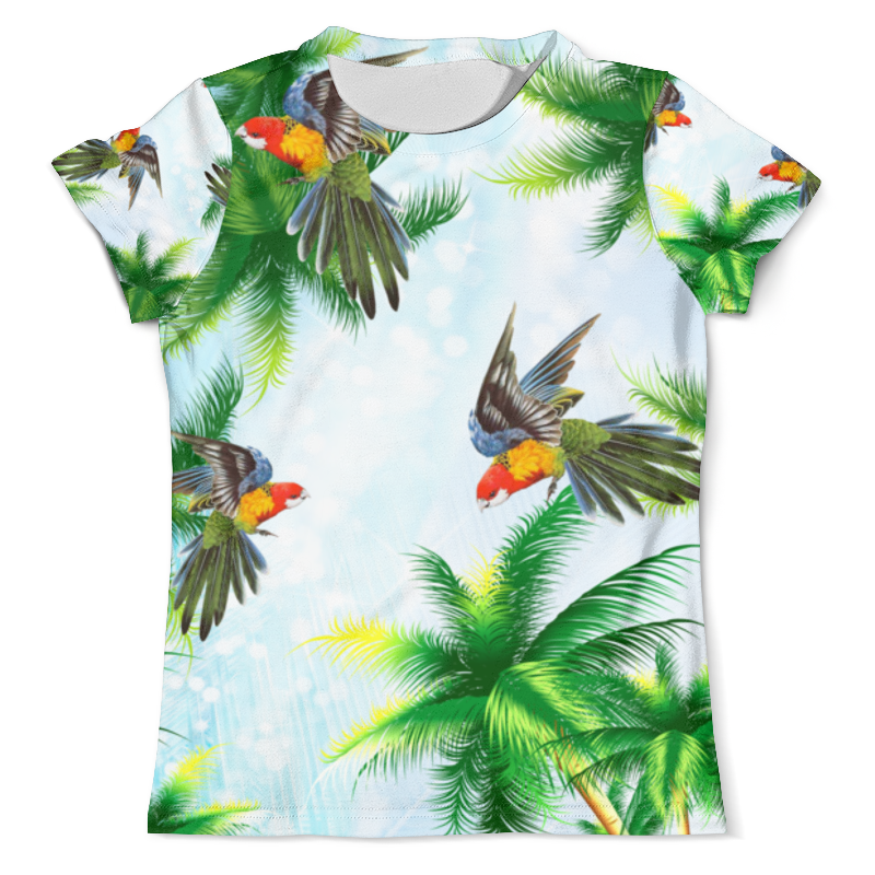 Printio Футболка с полной запечаткой (мужская) Тропические птицы printio футболка с полной запечаткой мужская тропические птицы
