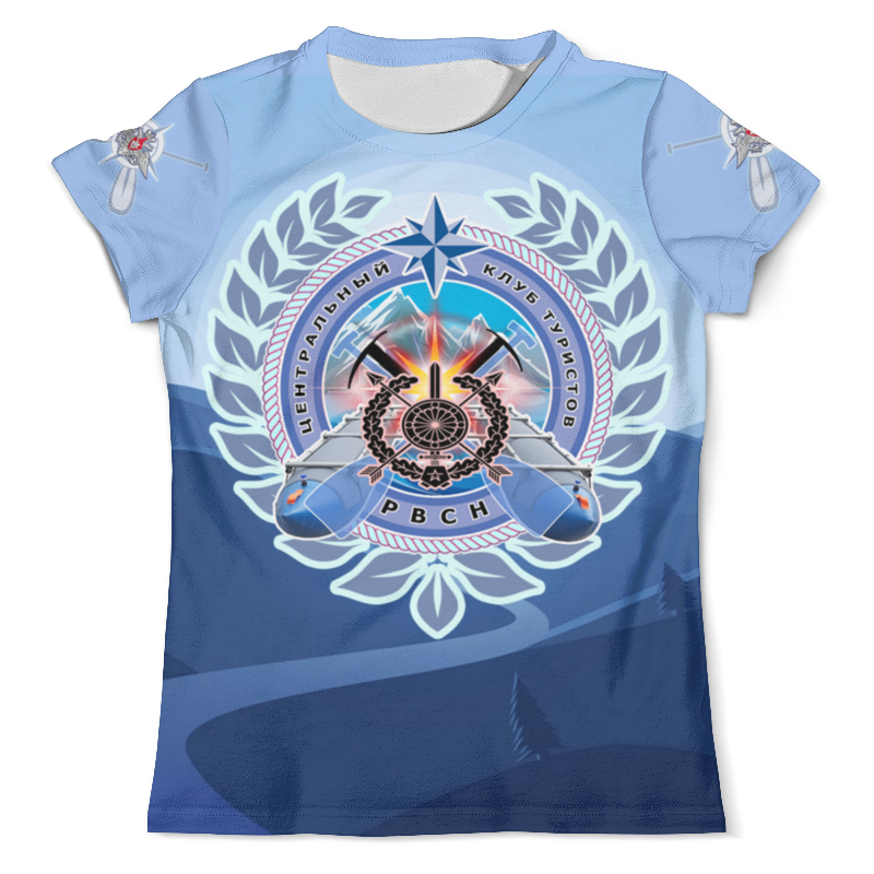 Футболка с полной запечаткой (мужская) — пол: МУЖ, материал: СИНТЕТИКА.