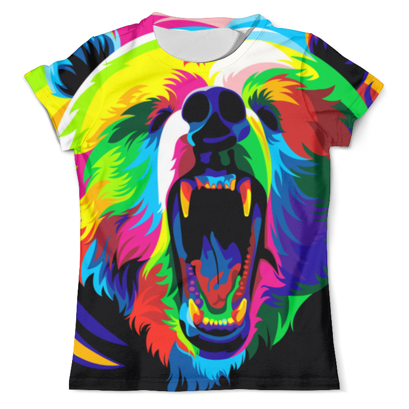 Printio Футболка с полной запечаткой (мужская) Медведь printio футболка с полной запечаткой мужская белый медведь