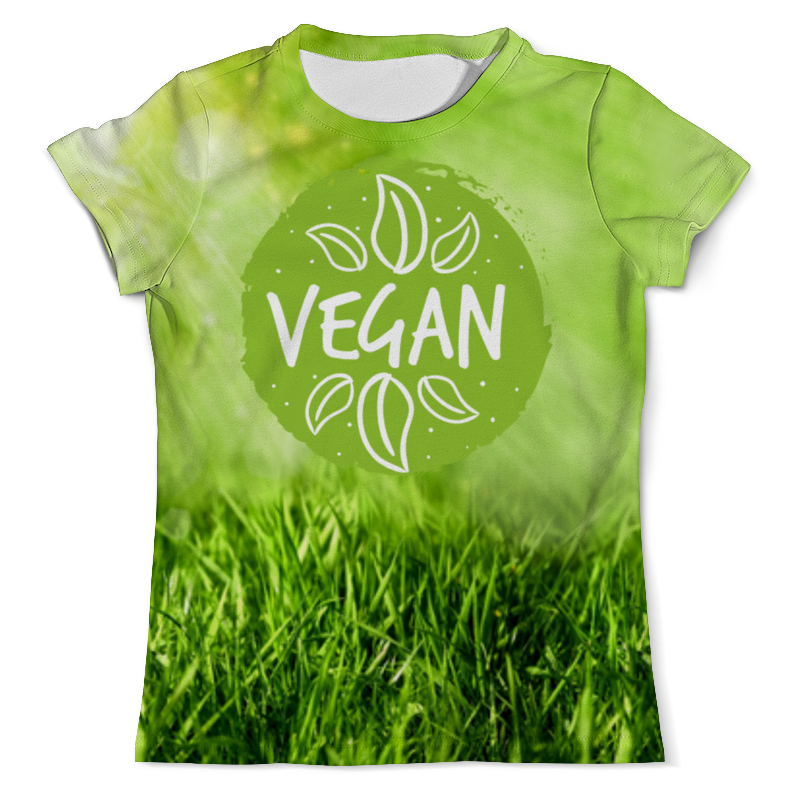 Printio Футболка с полной запечаткой (мужская) Go vegan! printio детский свитшот с полной запечаткой go vegan