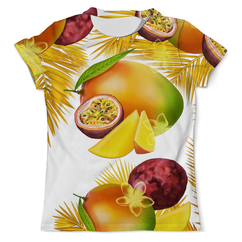 Printio Футболка с полной запечаткой (мужская) Тропические фрукты printio футболка с полной запечаткой для девочек яркие аппетитные тропические фрукты