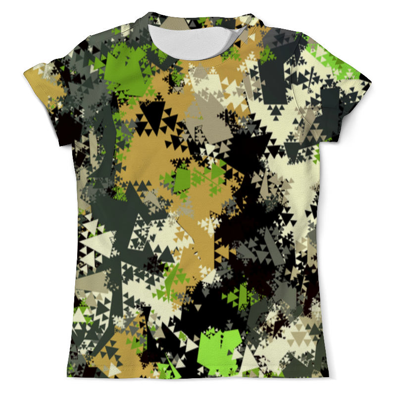 Printio Футболка с полной запечаткой (мужская) Camouflage triangle