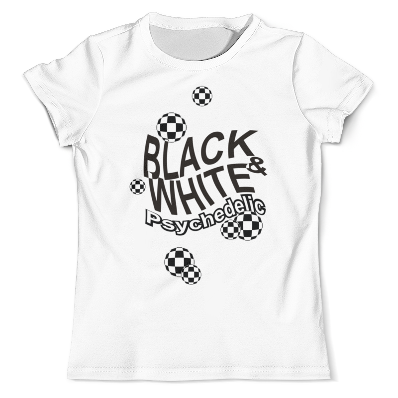 Printio Футболка с полной запечаткой (мужская) Черно-белая психоделика. printio футболка с полной запечаткой женская черно белая психоделика