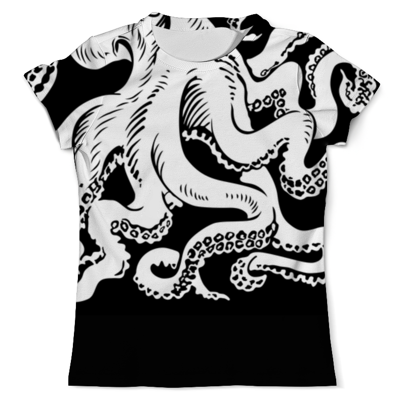 Printio Футболка с полной запечаткой (мужская) Octopus black printio футболка с полной запечаткой мужская octopus white