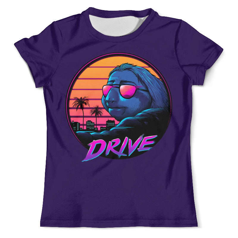 Printio Футболка с полной запечаткой (мужская) Ленивец