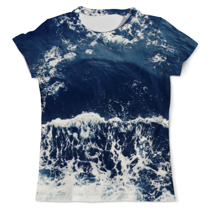 Printio Футболка с полной запечаткой (мужская) Пенная волна printio футболка с полной запечаткой мужская морская волна