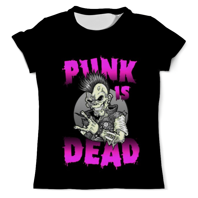 Printio Футболка с полной запечаткой (мужская) Punk is dead мужская футболка punk not dead анархия панк рок s зеленый