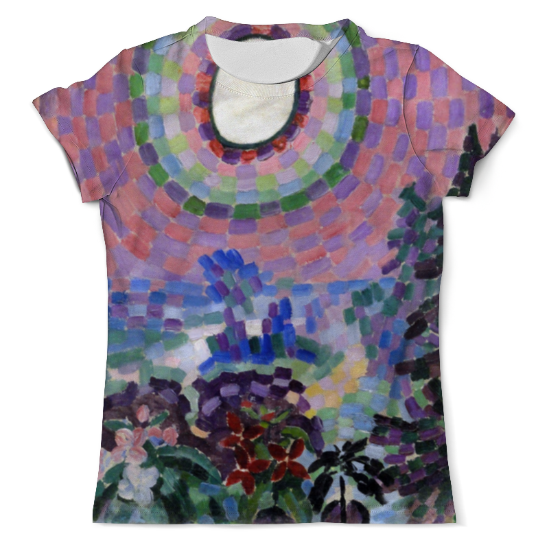 printio футболка с полной запечаткой женская пейзаж с диском робер делоне Printio Футболка с полной запечаткой (мужская) Пейзаж с диском (робер делоне)