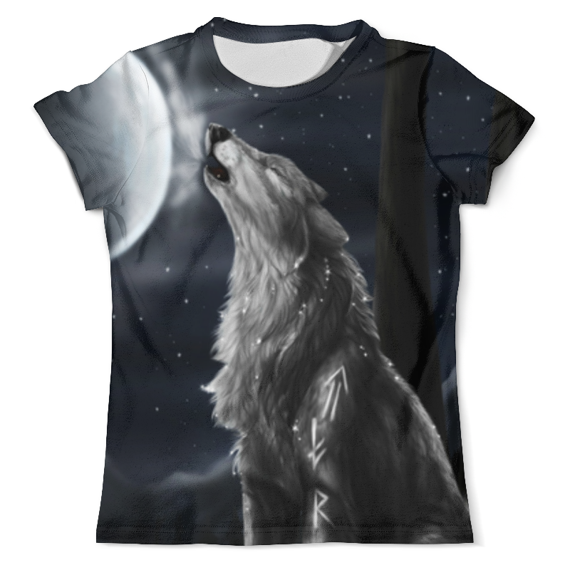 Printio Футболка с полной запечаткой (мужская) Одиночество волка printio футболка с полной запечаткой женская одиночество волка